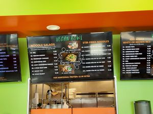 Menu at Vegan Bowl in West Jordan