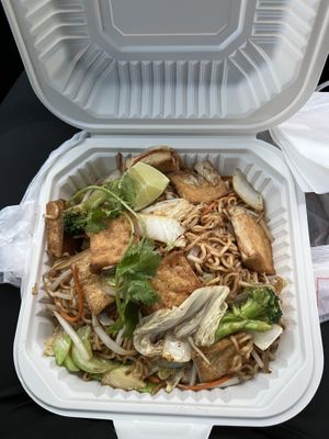 Ramen veggie with tofu  at Vegan Bowl in West Jordan