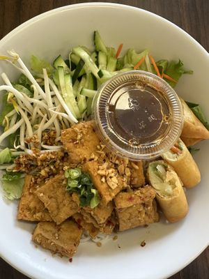 Rice Noodle Bowls! So delicious !  at Vegan Bowl in West Jordan