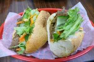 BBQ Banh Mi at Vegan Bowl in West Jordan