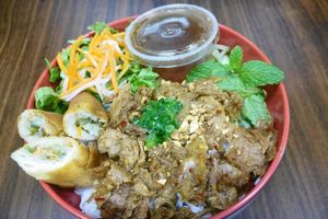 Mongolian Noodle Salad at Vegan Bowl in West Jordan