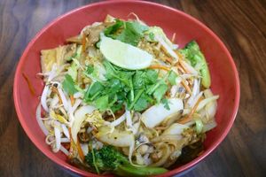 Ramen Stir-Fried Noodle w/ Combo at Vegan Bowl in West Jordan