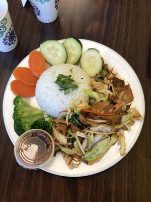 Deluxe Vegetables Rice Bowel at Vegan Bowl in West Jordan