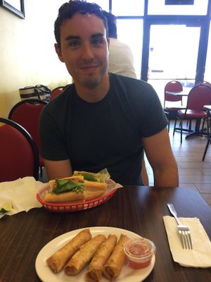 Bahn mi sandwich at Vegan Bowl in West Jordan