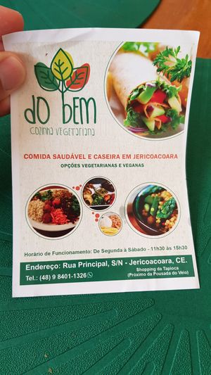 Paper at Do Bem in Jericoacoara