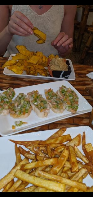 Bruschetta at California Cafe  in Havana