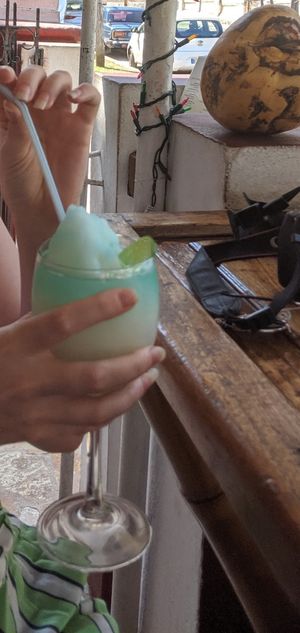 Frozen drink at California Cafe  in Havana