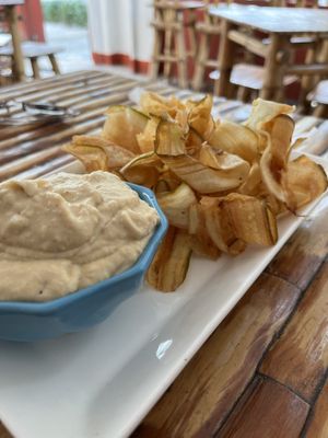 Hummus!  at California Cafe  in Havana
