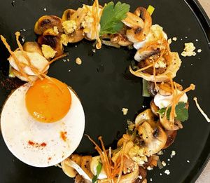 Mushroom medley ... divine flavours and creative components  at Sycamore Meadows in Reservoir