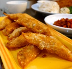 fried dumplings at Oh Se Gae Hyang - 오세계향 in Seoul