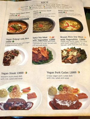 rest of menu Jan 2021 at Oh Se Gae Hyang - 오세계향 in Seoul