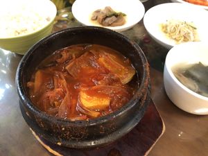 Soy Meat Jigae  at Oh Se Gae Hyang - 오세계향 in Seoul