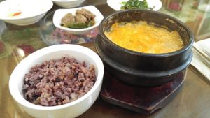 비지찌개 at Oh Se Gae Hyang - 오세계향 in Seoul