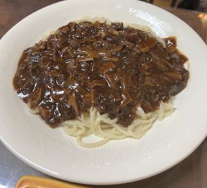Black beans udon  at Oh Se Gae Hyang - 오세계향 in Seoul