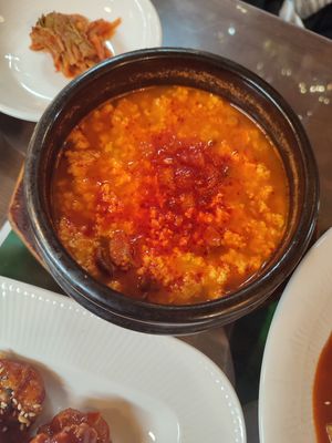 Tofu stew #Veganuary at Oh Se Gae Hyang - 오세계향 in Seoul