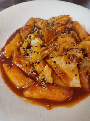 Ddeokbokki  #Veganuary at Oh Se Gae Hyang - 오세계향 in Seoul
