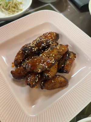Mushroom rolls  at Oh Se Gae Hyang - 오세계향 in Seoul