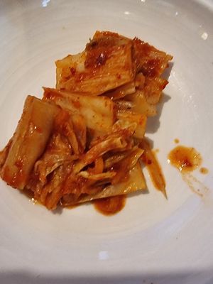 Veggie kimchie at Oh Se Gae Hyang - 오세계향 in Seoul
