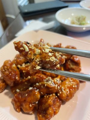 Chicken-close-up  at Oh Se Gae Hyang - 오세계향 in Seoul