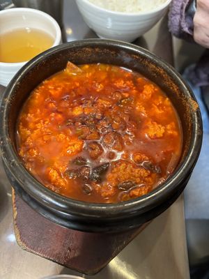hot pot tofu thing  at Oh Se Gae Hyang - 오세계향 in Seoul