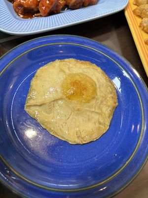 fried egg!  at Oh Se Gae Hyang - 오세계향 in Seoul