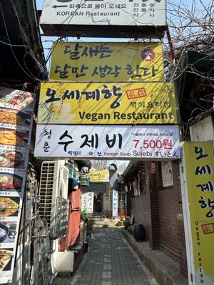 entry way   at Oh Se Gae Hyang - 오세계향 in Seoul