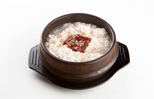 Mild Tofu Stew :
Handmade soft tofu stew. Served with rice and side dishes. at Oh Se Gae Hyang - 오세계향 in Seoul