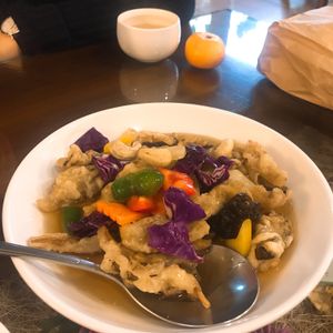 표고 탕수 at Oh Se Gae Hyang - 오세계향 in Seoul