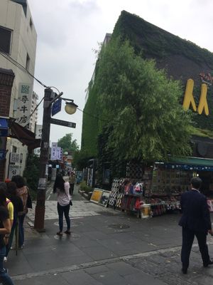 The entrance from Insadong-gil...watch the two yellow ㅆ at Oh Se Gae Hyang - 오세계향 in Seoul