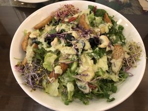 Fried tofu salad (3 sizes available) at Oh Se Gae Hyang - 오세계향 in Seoul