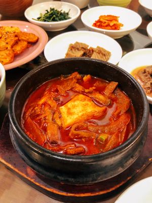 BEST STEW! GRILLED SOYMEAT STEW at Oh Se Gae Hyang - 오세계향 in Seoul