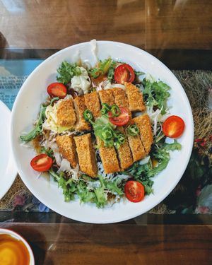 Soy protein cutlet at Oh Se Gae Hyang - 오세계향 in Seoul