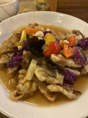 Chinese fried dish at Oh Se Gae Hyang - 오세계향 in Seoul