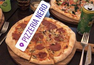 Vorne vegan, hinten vegetarisch  at Pizzeria Nero in Bielefeld