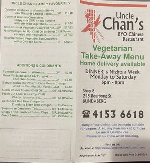   at Uncle Chan's in Bundaberg