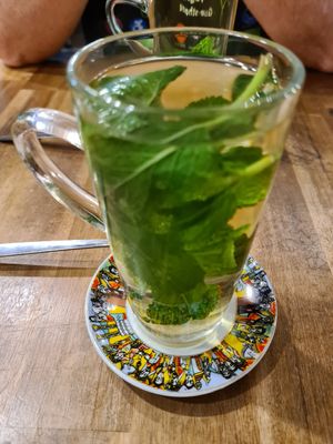 Fresh mint tea at Engocha in North West London
