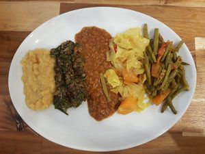 Large plate at Engocha in North West London