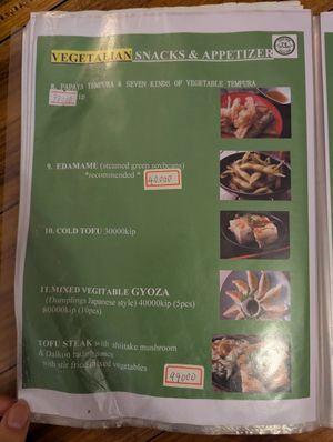  at Osaka Sushi Tonkatsu in Vientiane