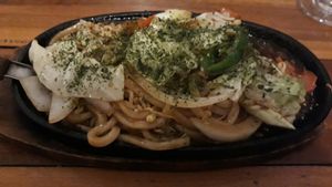 Udon Noodles at Osaka Sushi Tonkatsu in Vientiane