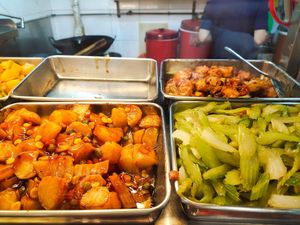 Veggies at Wan Fu Shi Jie 萬佛世界 in Central Singapore