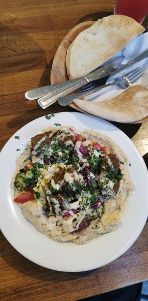  at Falafel Bar in Budapest