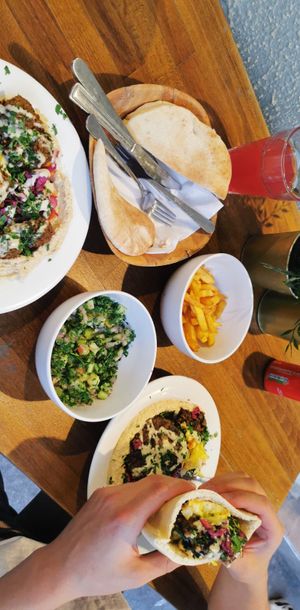  at Falafel Bar in Budapest