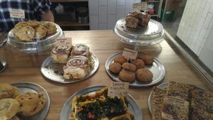 Every item pictured here was vegan and many were gluten free at Savage Goods in El Paso