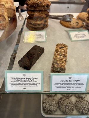 Vegan desserts  at Mary Be Kitchen in Toronto