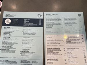 Menu  at Mary Be Kitchen in Toronto