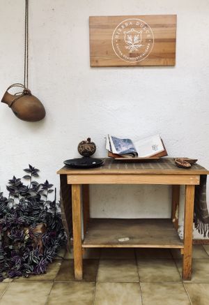 Hierba Dulce display at Hierba Dulce in Oaxaca