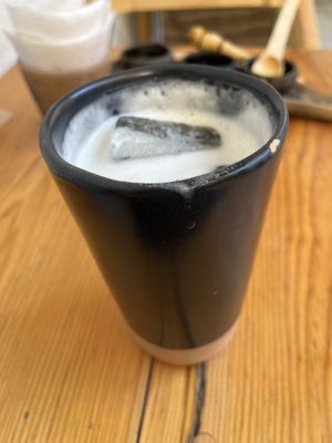 Agua fresca, some kind of infused water.  Very good.   at Hierba Dulce in Oaxaca