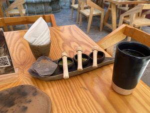 Agua Fresca at Hierba Dulce in Oaxaca
