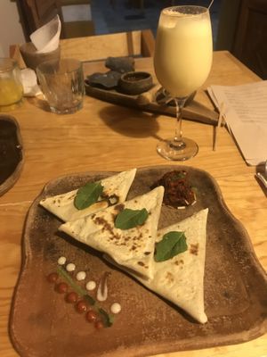 Tetelas  at Hierba Dulce in Oaxaca