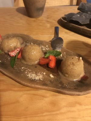 Helado de leche quemada  at Hierba Dulce in Oaxaca